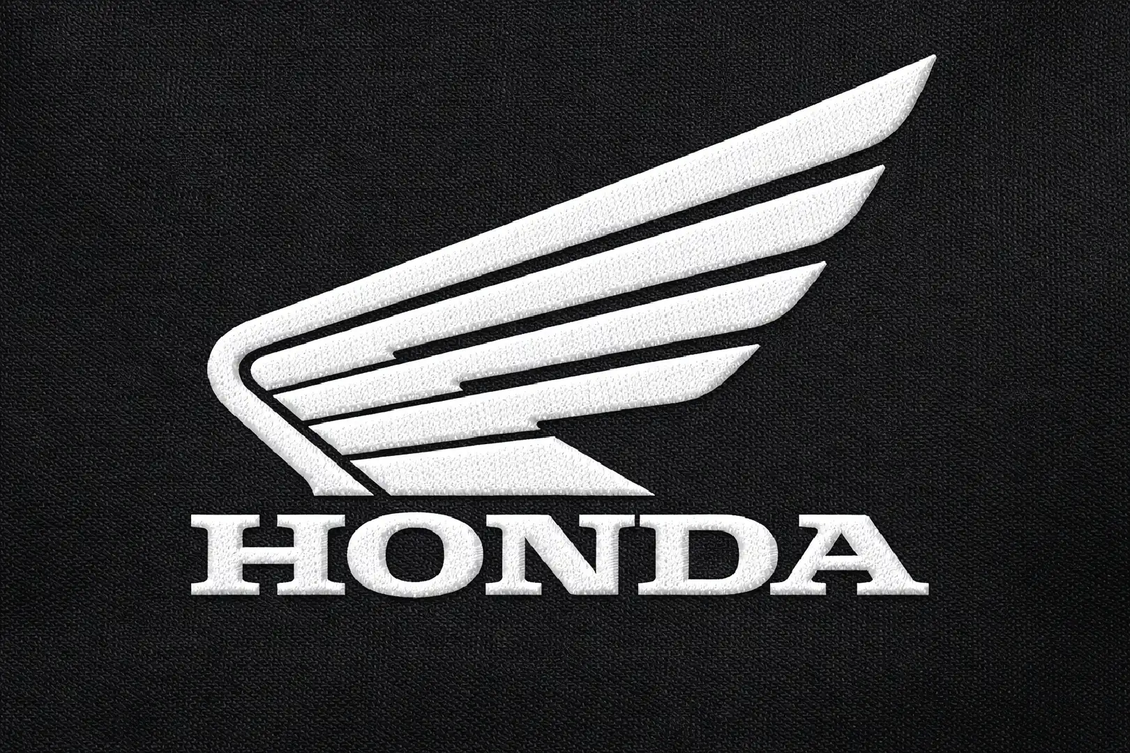 Close-up custom print quality on fabric